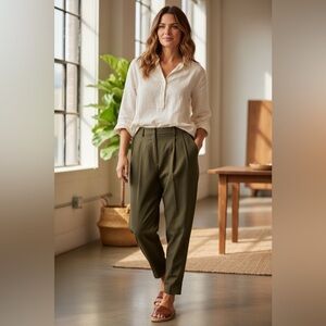 Altuzarra Women's Forest Green Trousers